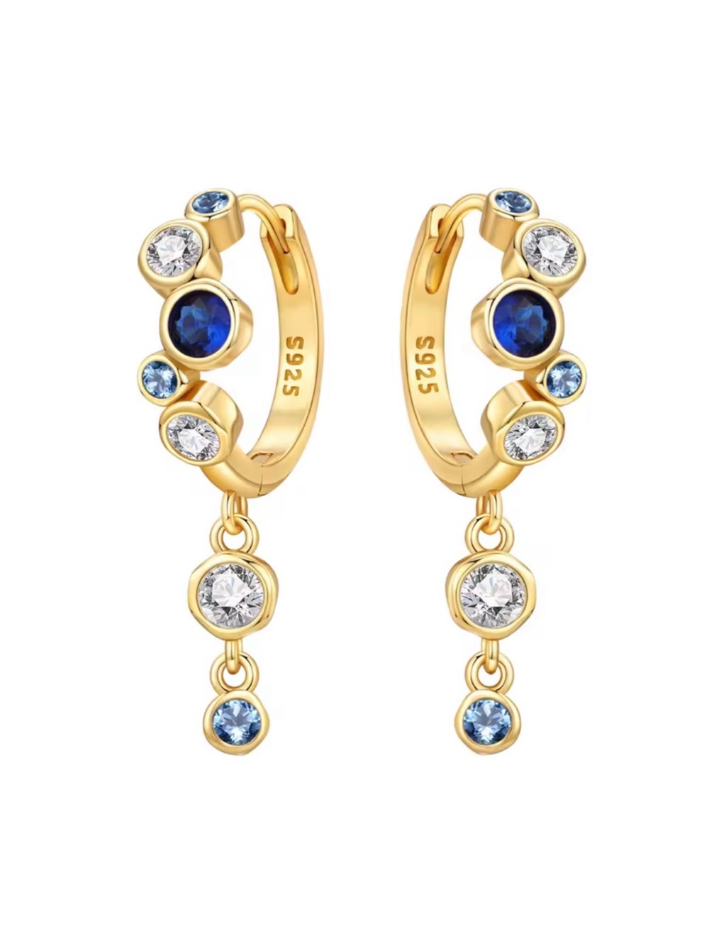 14K Gold Plated Drop Earrings